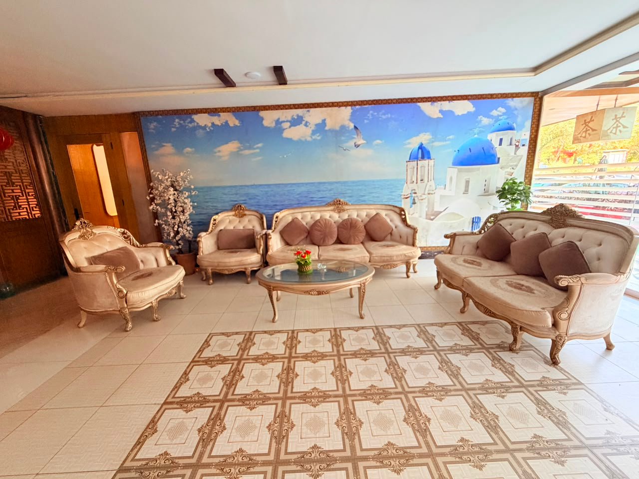 Health Club Sitting Area